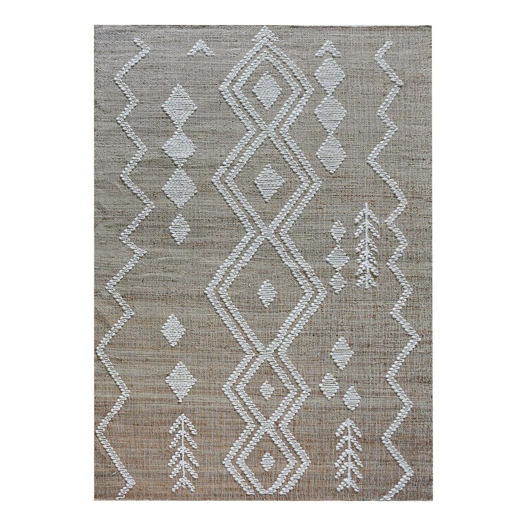 Area Rug, Bedroom Rug, Living Room Rug, Living Area Rug, Indian Rug, Office Carpet, Office Rug, Shop Rug Online, Hemp, Wool, Natural, Natural White, Punja, Flat Weave, Traditional