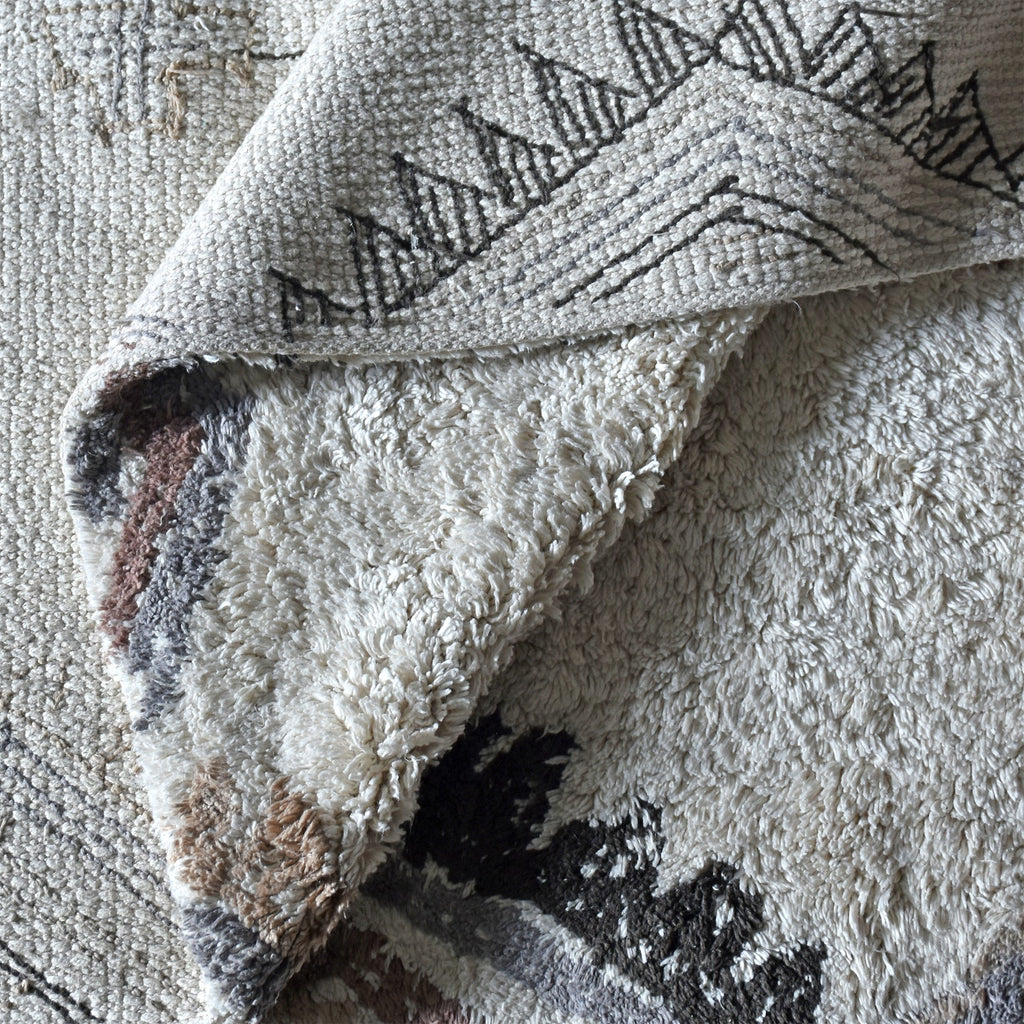 Area Rug, Bedroom Rug, Living Room Rug, Living Area Rug, Indian Rug, Office Carpet, Office Rug, Shop Rug Online, Cotton, Natural White, Multi, Bm Fn, All Cut, bohemian