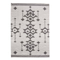Area Rug, Bedroom Rug, Living Room Rug, Living Area Rug, Indian Rug, Office Carpet, Office Rug, Shop Rug Online, Nz Wool, Natural White, Grey, Punja, Flat Weave, geometric