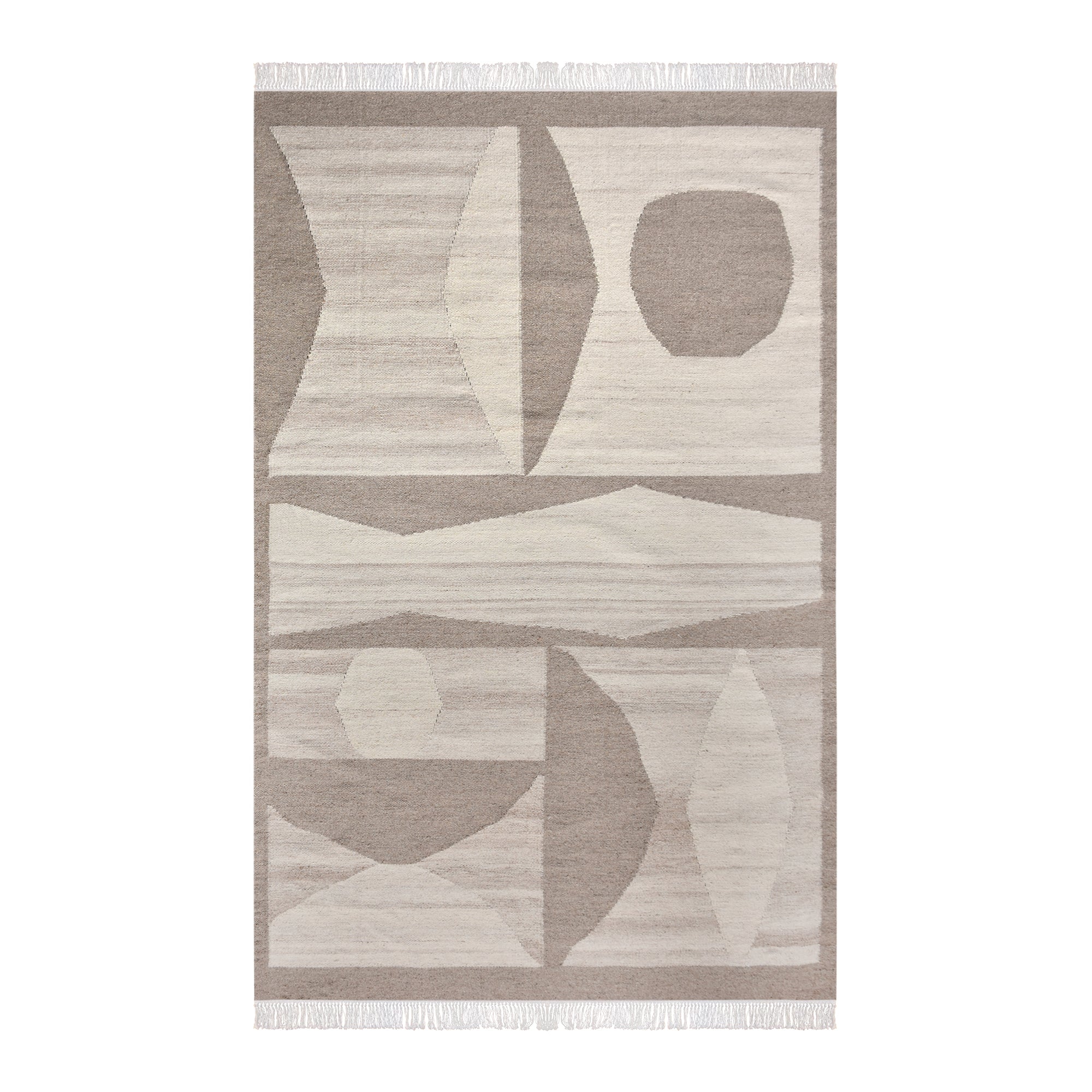 DESNA RUG - IVORY/BEIGE - WOOL