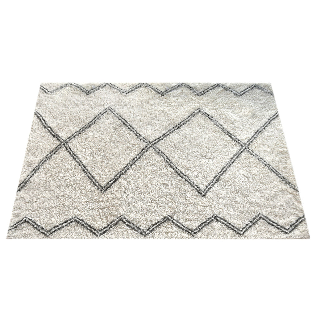 Area Rug, Bedroom Rug, Living Room Rug, Living Area Rug, Indian Rug, Office Carpet, Office Rug, Shop Rug Online, Nz Wool, Natural White, Grey, Geometrical