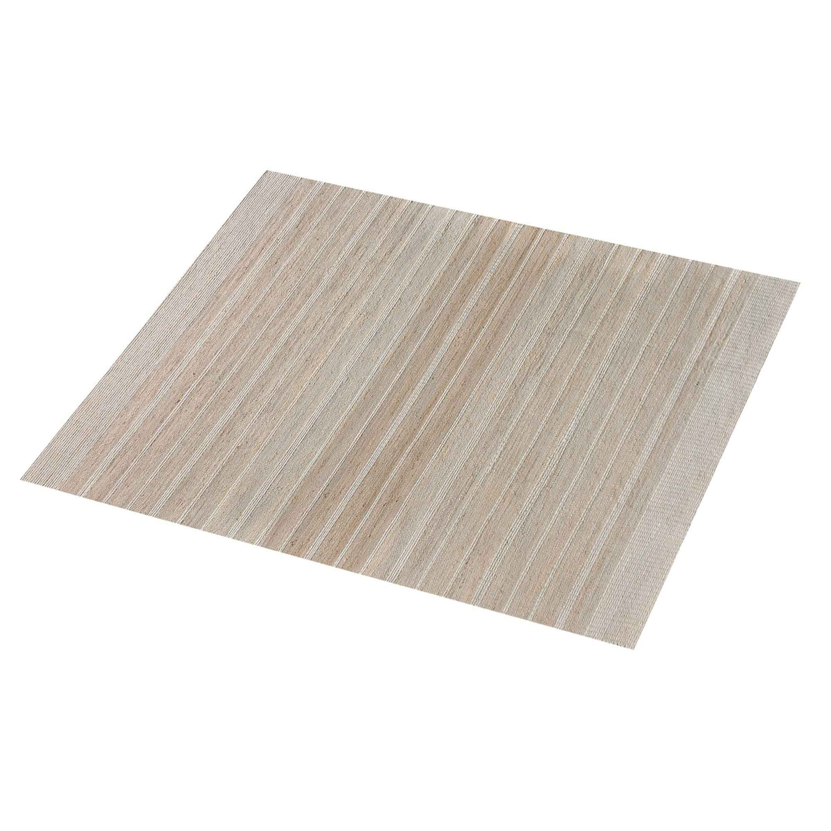 Monolith & Heart Engano Hand-Carved Wool & Jute Rug, Bleach & Ivory