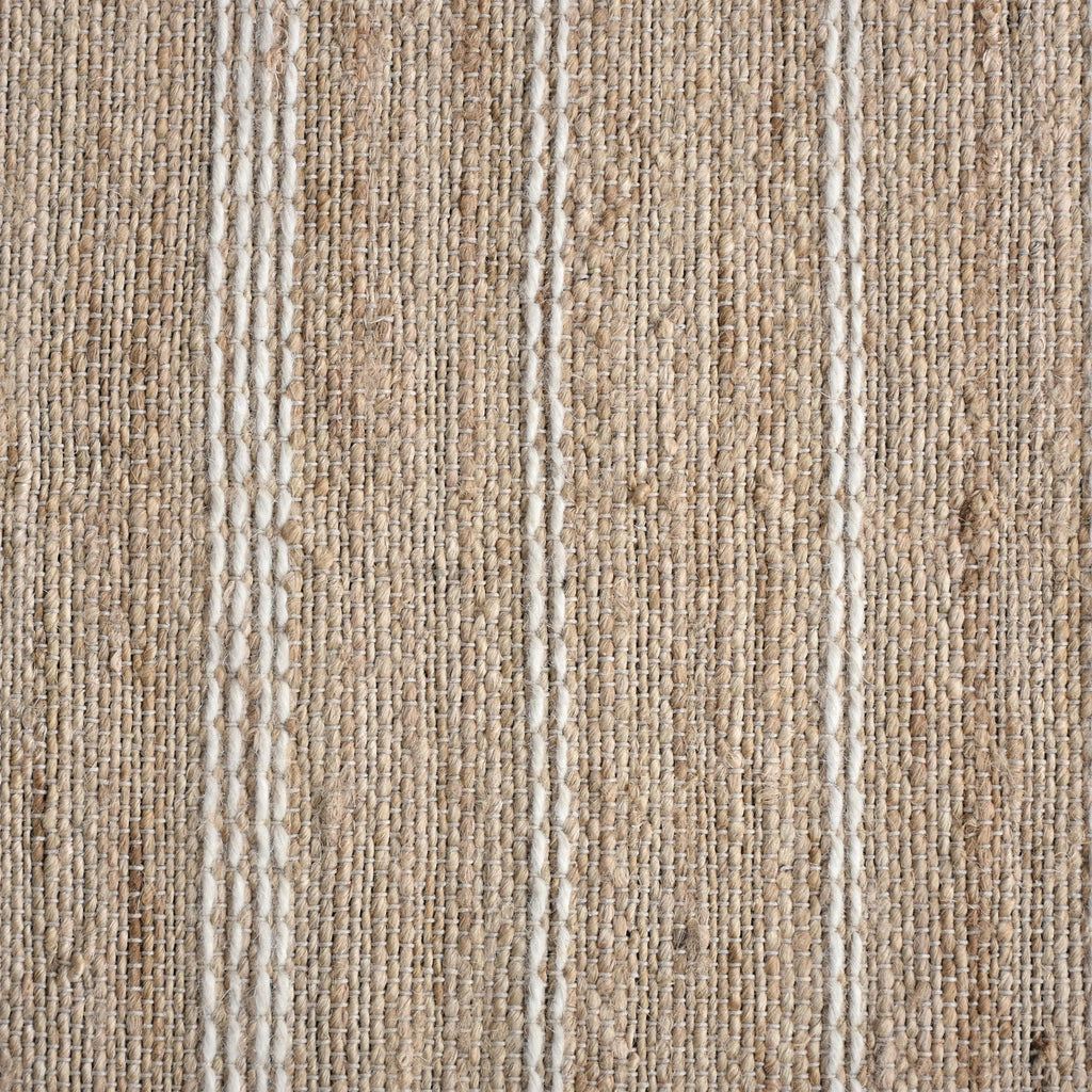 ENGANO RUG - WOOL/ JUTE -BLEACH/IVORY
