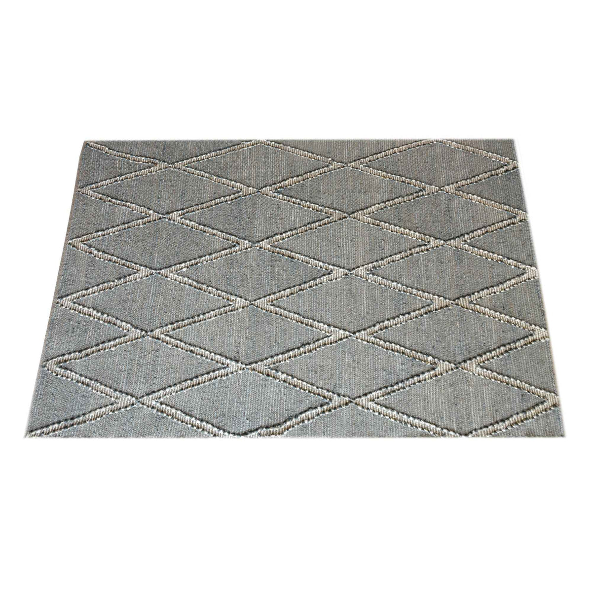 Monolith & Heart Ermin Hand-Woven Hemp & Jute Rug, Sage