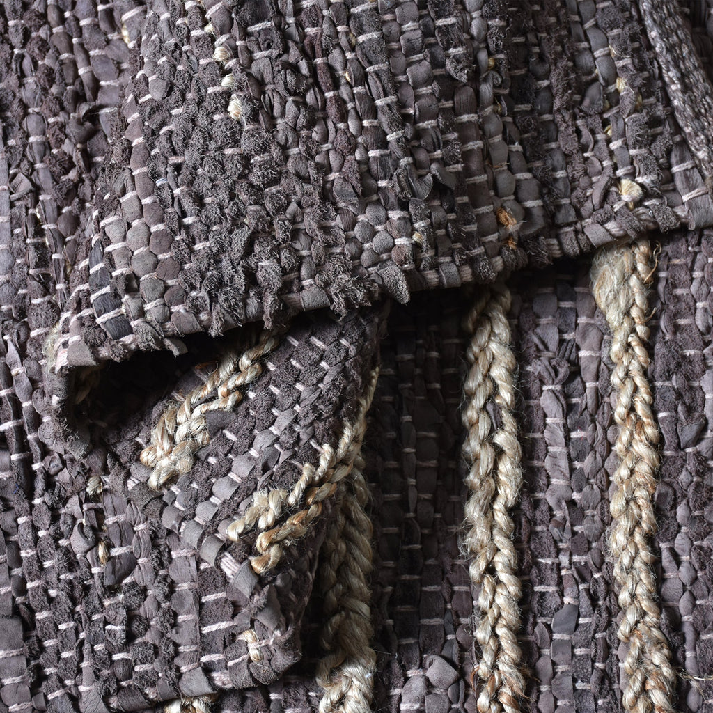 ESTELLA RUG - Hemp / Leather