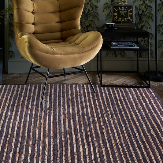 ESTELLA RUG - Hemp / Leather