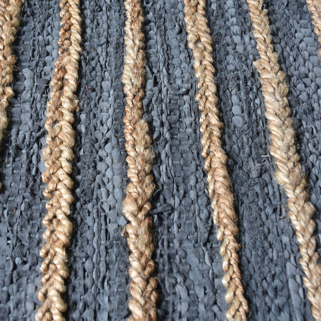 ESTELLA RUG - Hemp / Leather