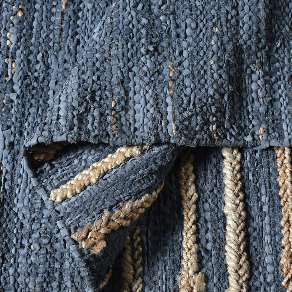 ESTELLA RUG - Hemp / Leather