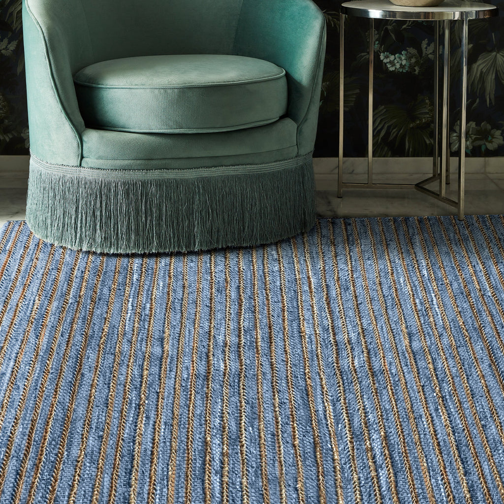 ESTELLA RUG - Hemp / Leather