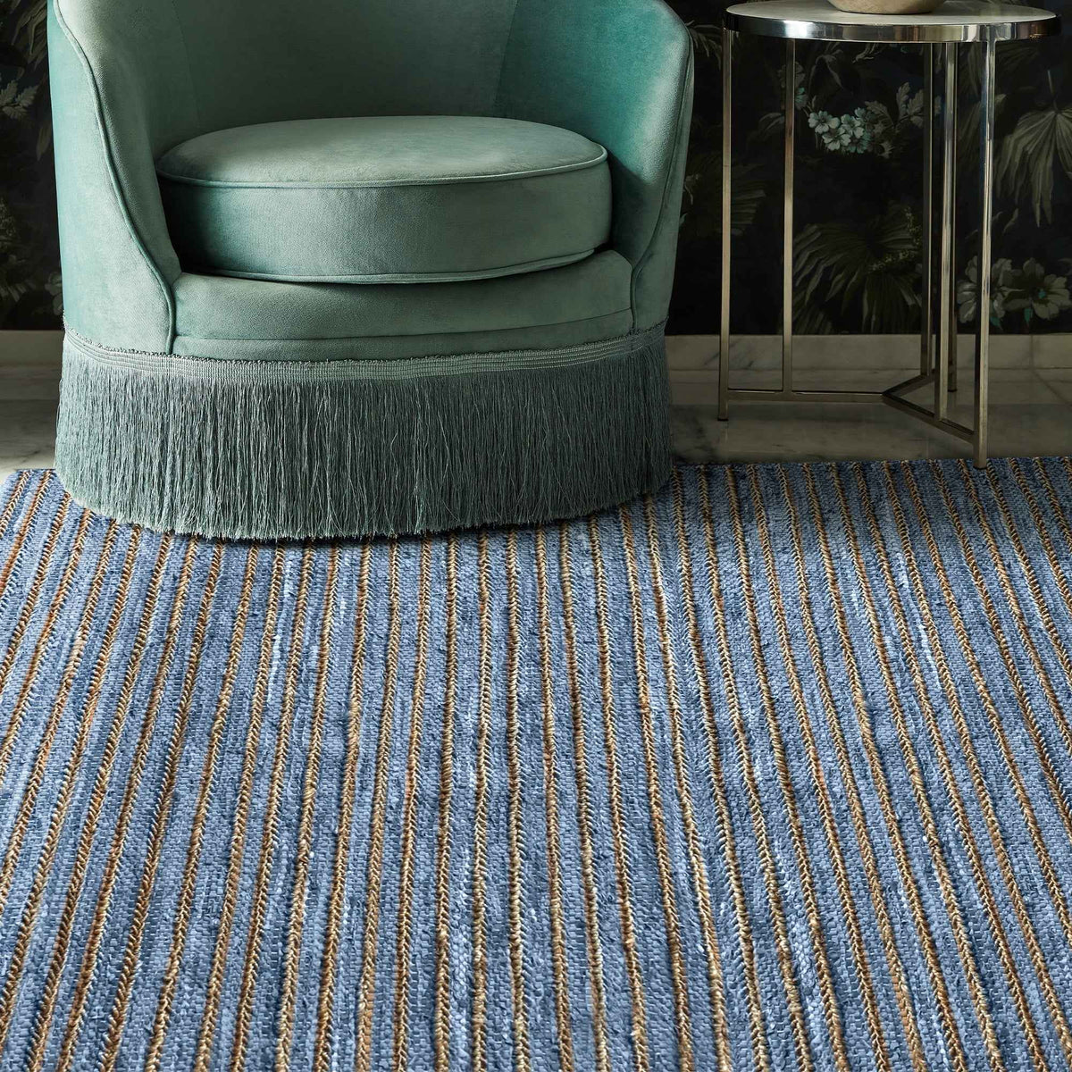 ESTELLA RUG - Hemp / Leather