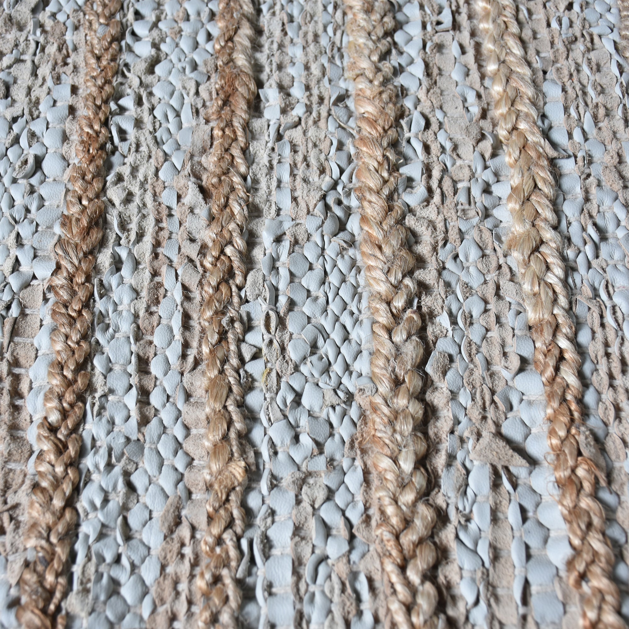 ESTELLA RUG - Hemp / Leather