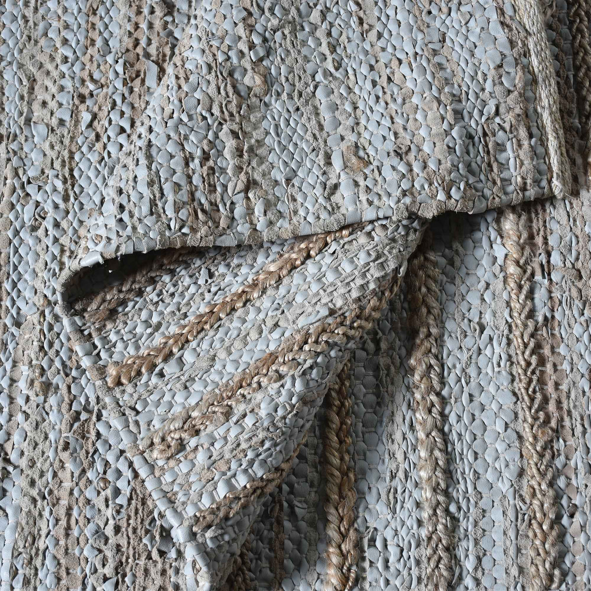 ESTELLA RUG - Hemp / Leather