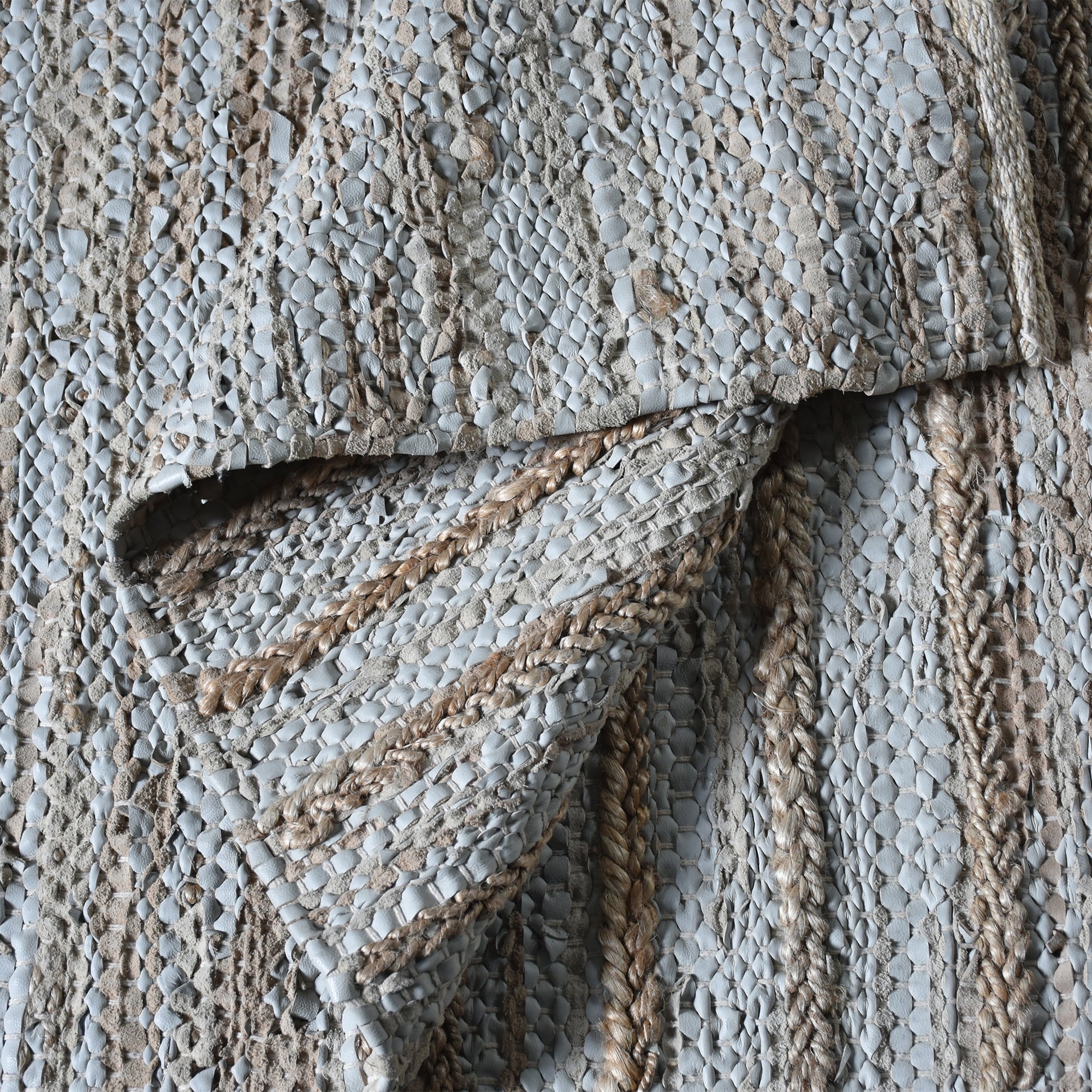 ESTELLA RUG - Hemp / Leather