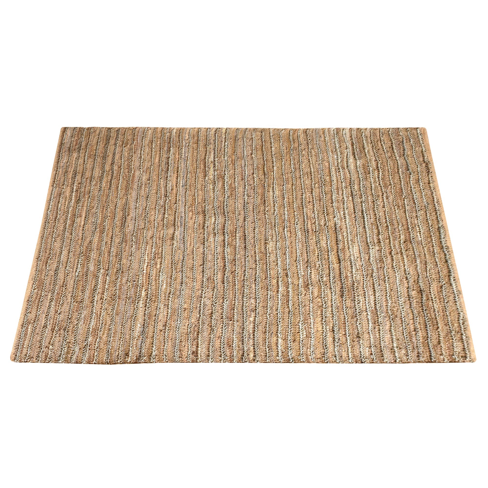ESTELLA RUG - Hemp / Leather