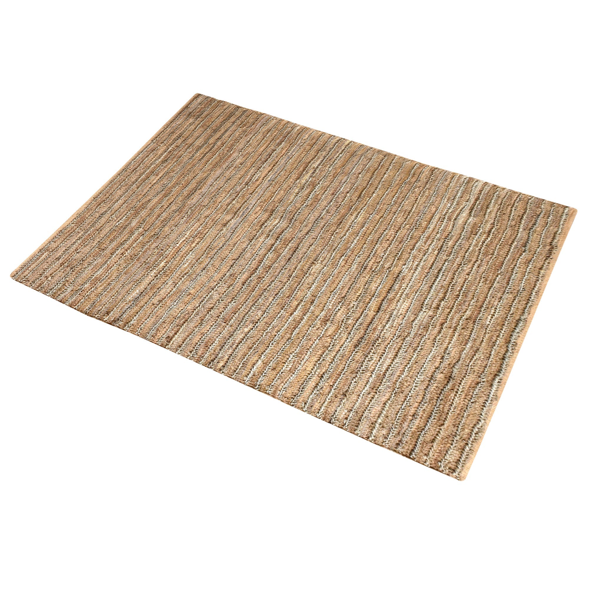 ESTELLA RUG - Hemp / Leather