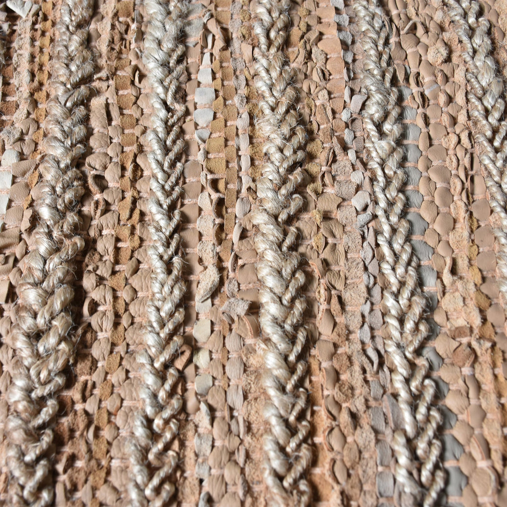 ESTELLA RUG - Hemp / Leather