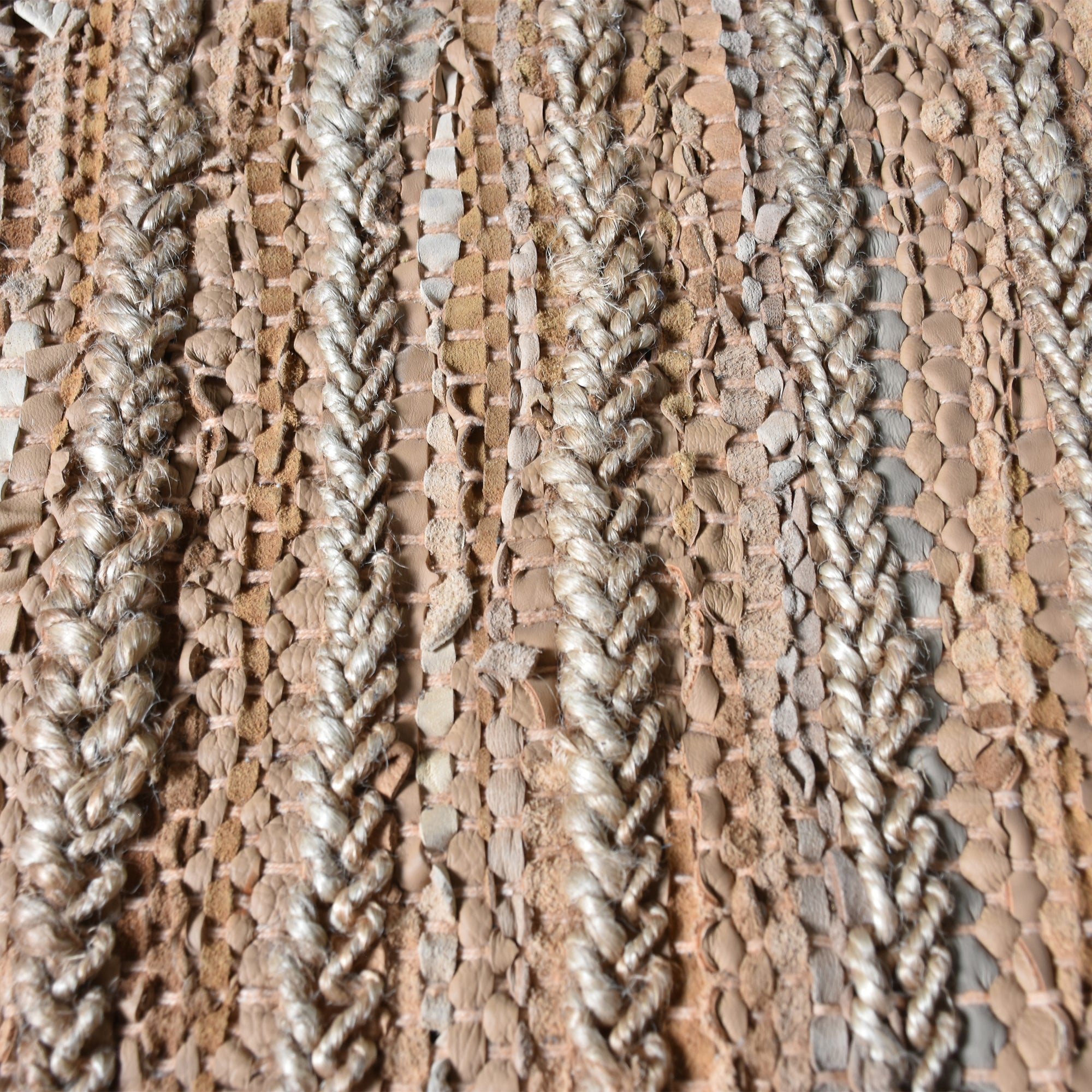 ESTELLA RUG - Hemp / Leather