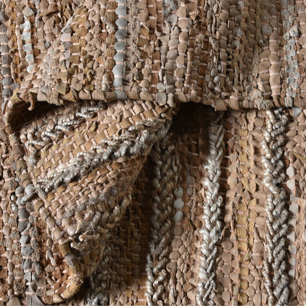 ESTELLA RUG - Hemp / Leather