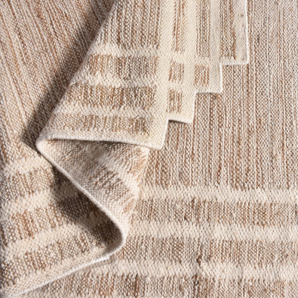 Area Rug, Bedroom Rug, Living Room Rug, Living Area Rug, Indian Rug, Office Carpet, Office Rug, Shop Rug Online, Hemp, Wool, Natural, Natural White, Punja, Flat Weave, intricate