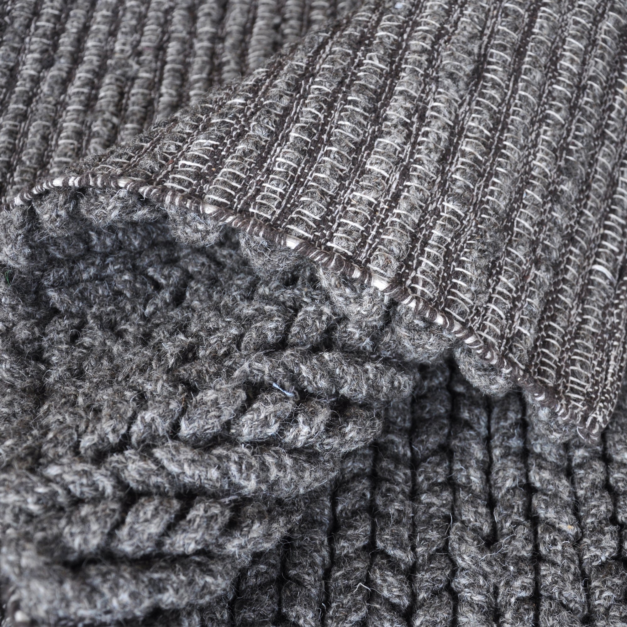Area Rug, Bedroom Rug, Living Room Rug, Living Area Rug, Indian Rug, Office Carpet, Office Rug, Shop Rug Online, Wool, Charcoal, Pitloom, All Loop, Braided