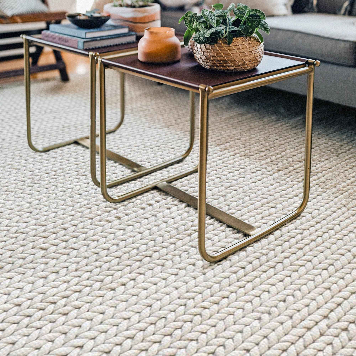Monolith & Heart Europa Hand-Woven Wool Rug, Multiple Colours