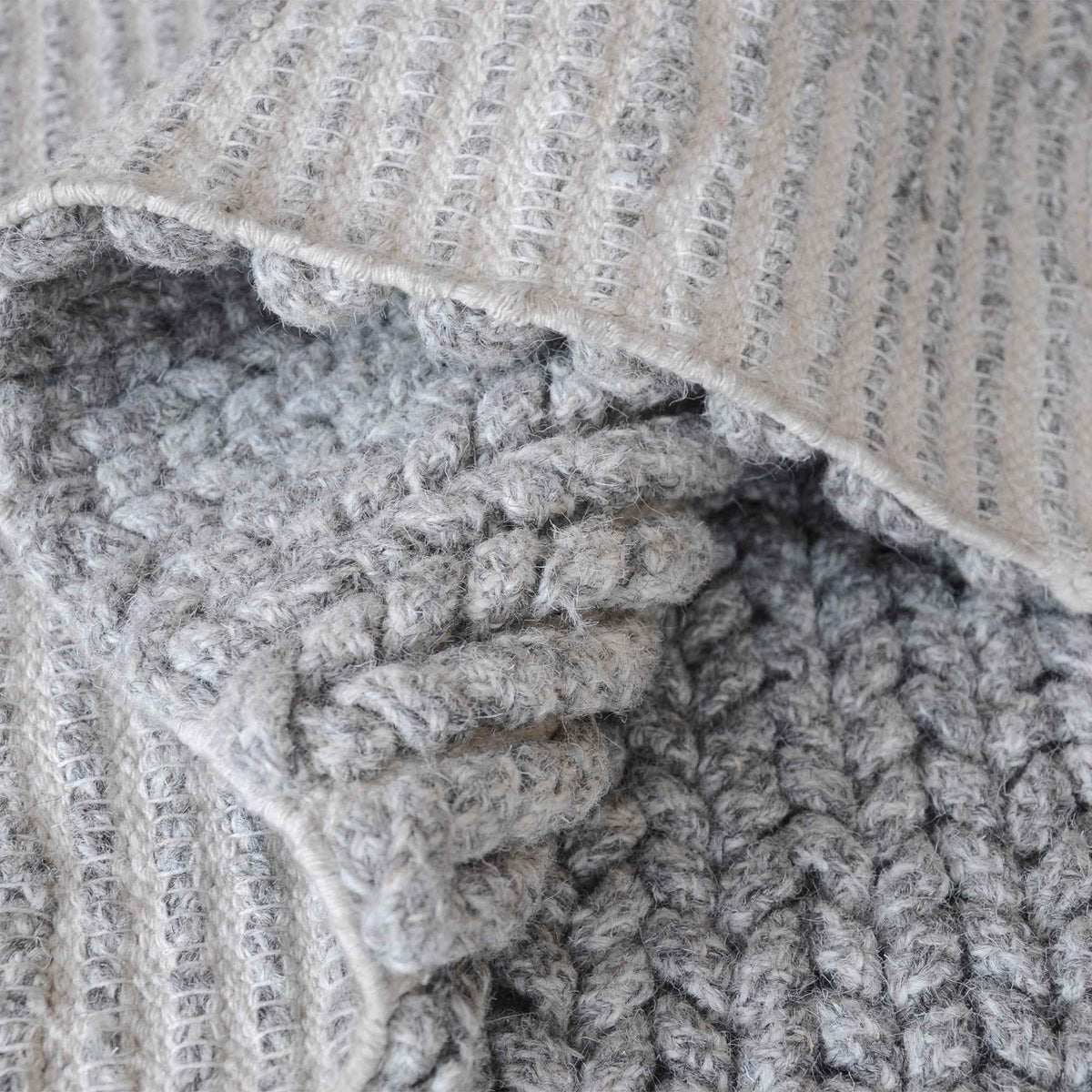 Monolith & Heart Europa Hand-Woven Wool Rug, Multiple Colours