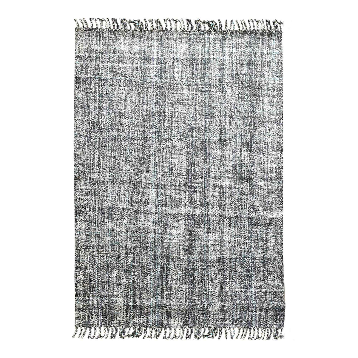 Monolith & Heart Fahro Hand-Woven Hemp, Wool & Viscose Rug, Multiple Colours