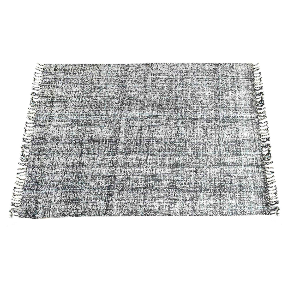 Monolith & Heart Fahro Hand-Woven Hemp, Wool & Viscose Rug, Multiple Colours