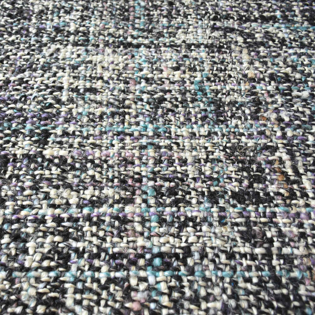 Monolith & Heart Fahro Hand-Woven Hemp, Wool & Viscose Rug, Multiple Colours