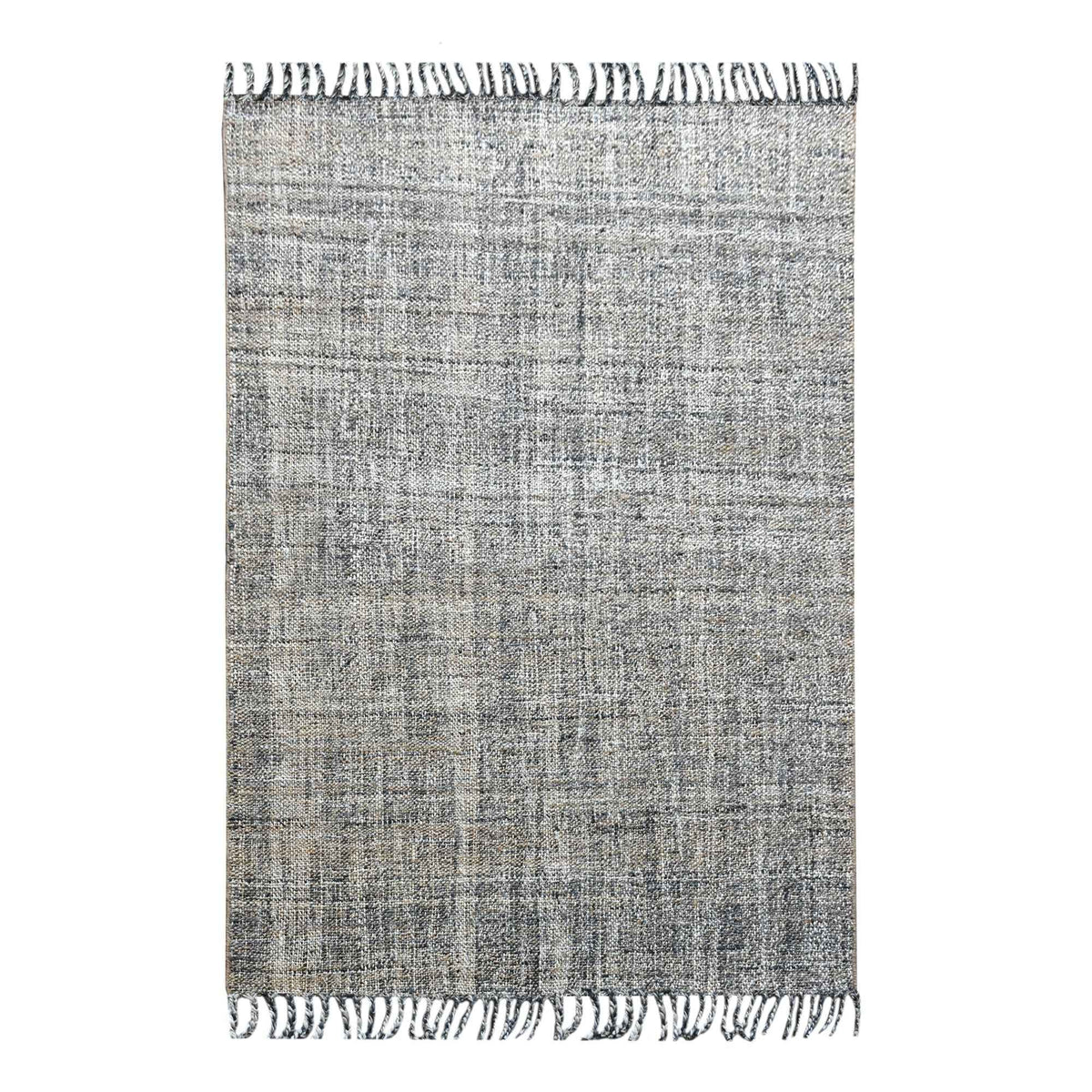 Monolith & Heart Fahro Hand-Woven Hemp, Wool & Viscose Rug, Multiple Colours