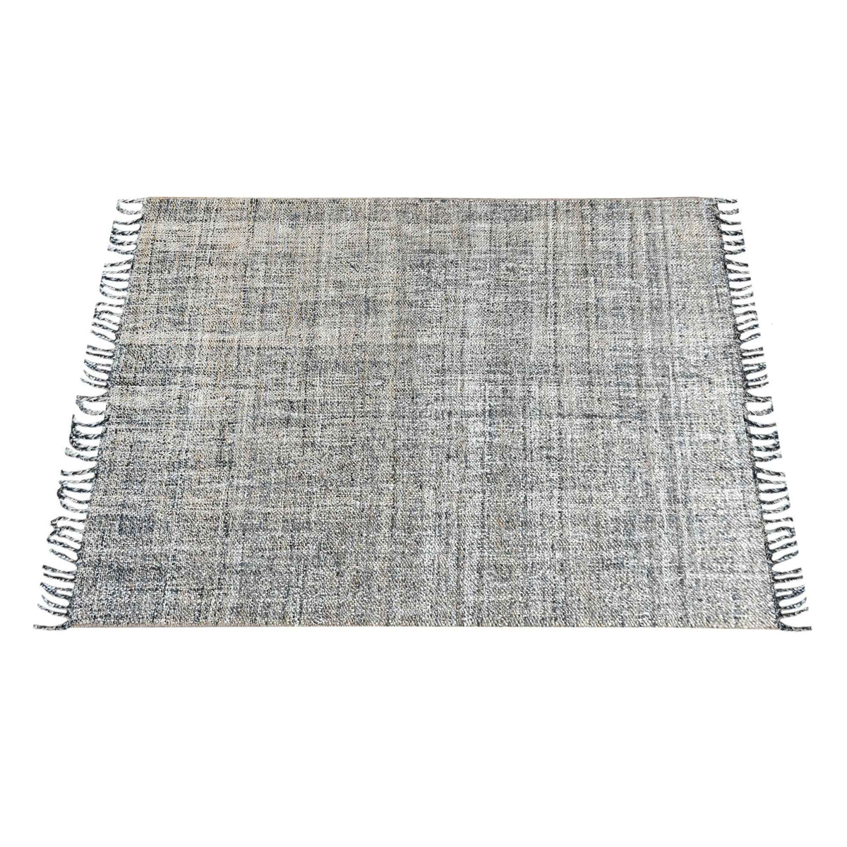 Monolith & Heart Fahro Hand-Woven Hemp, Wool & Viscose Rug, Multiple Colours