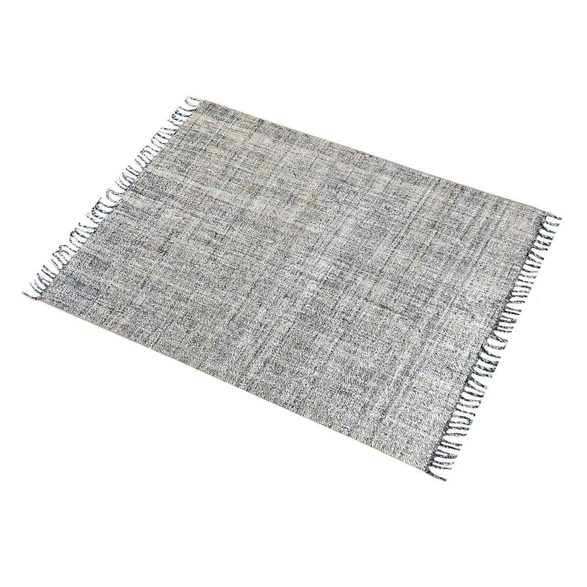 Monolith & Heart Fahro Hand-Woven Hemp, Wool & Viscose Rug, Multiple Colours