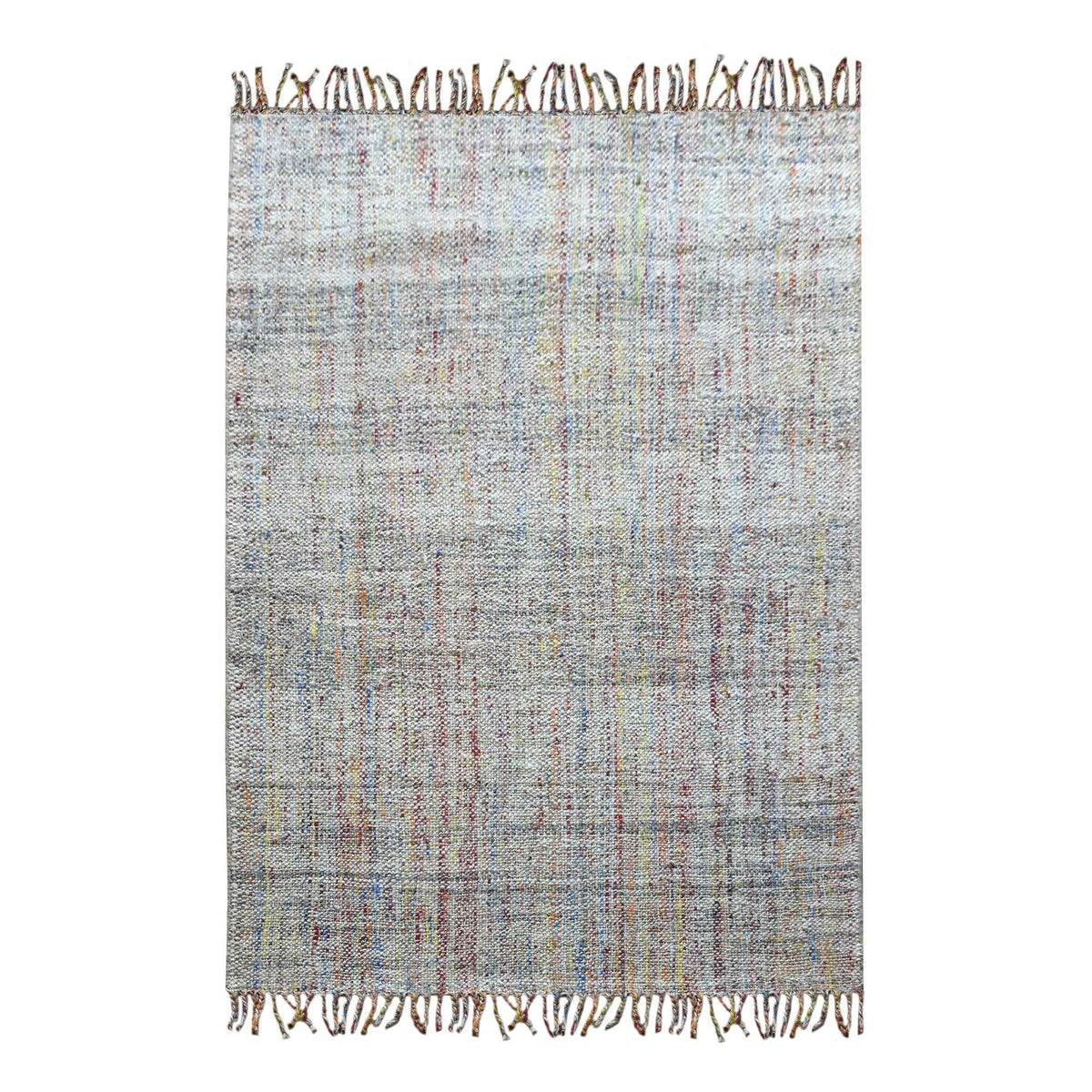 Monolith & Heart Fahro Hand-Woven Hemp, Wool & Viscose Rug, Multiple Colours