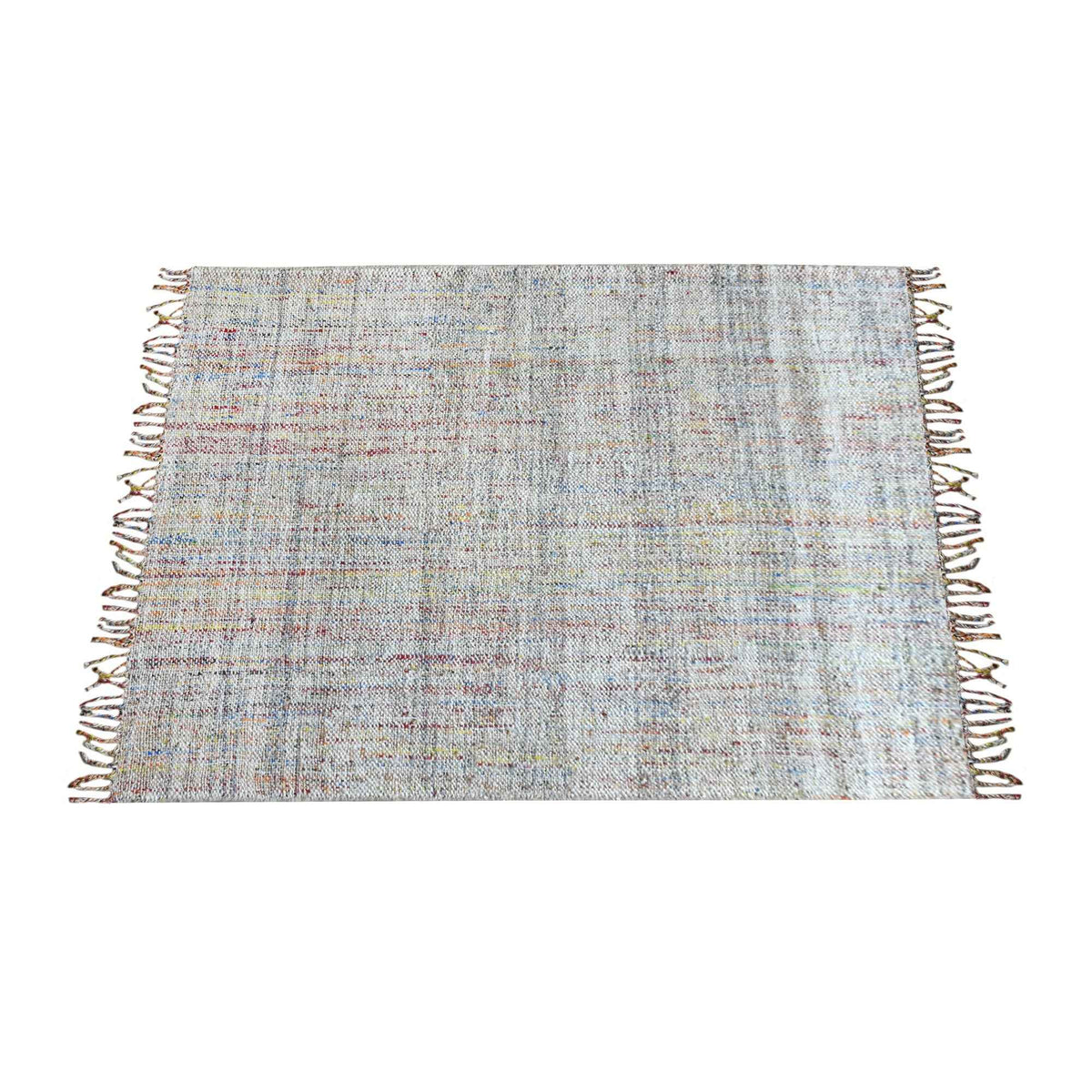 Monolith & Heart Fahro Hand-Woven Hemp, Wool & Viscose Rug, Multiple Colours