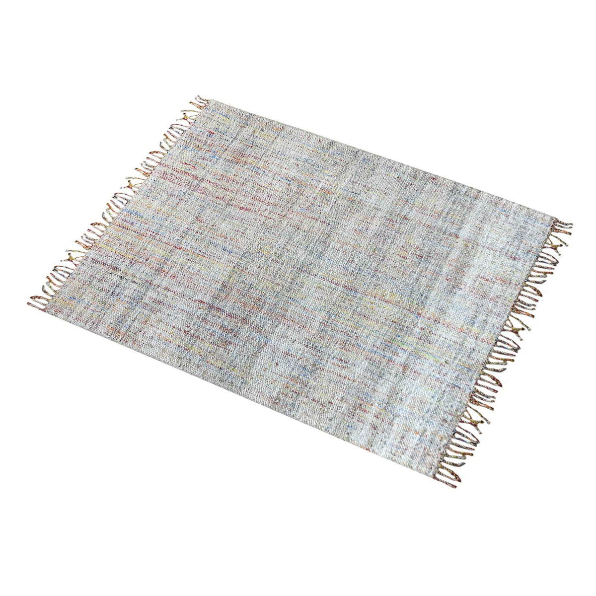 Monolith & Heart Fahro Hand-Woven Hemp, Wool & Viscose Rug, Multiple Colours
