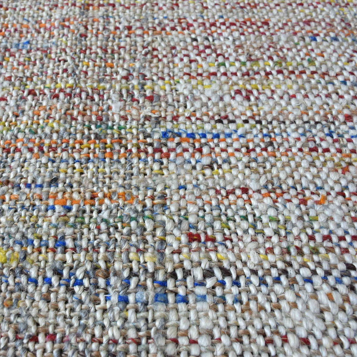 Monolith & Heart Fahro Hand-Woven Hemp, Wool & Viscose Rug, Multiple Colours