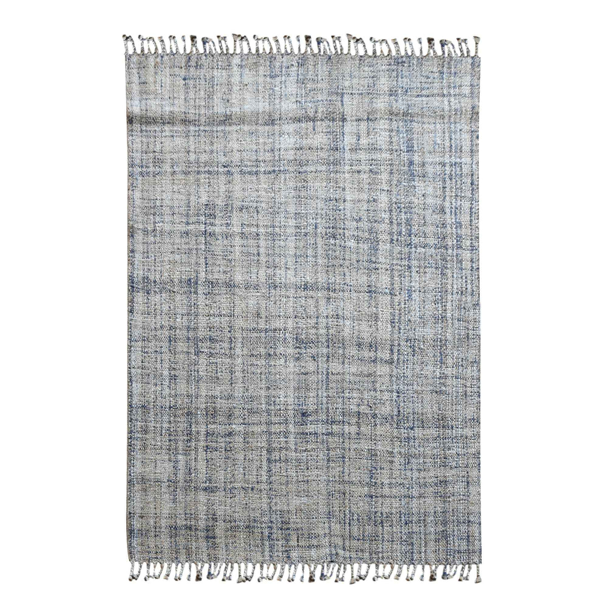 Monolith & Heart Fahro Hand-Woven Hemp, Wool & Viscose Rug, Multiple Colours
