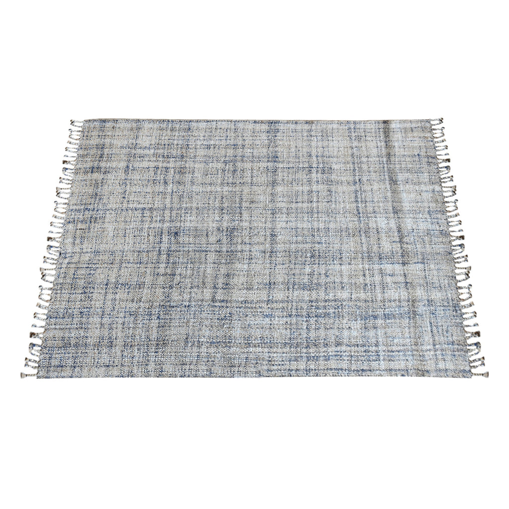 Area Rug, Bedroom Rug, Living Room Rug, Living Area Rug, Indian Rug, Office Carpet, Office Rug, Shop Rug Online, Hemp, Wool, Viscose Blend, Natural, Navy, Punja, Flat Weave, Textured