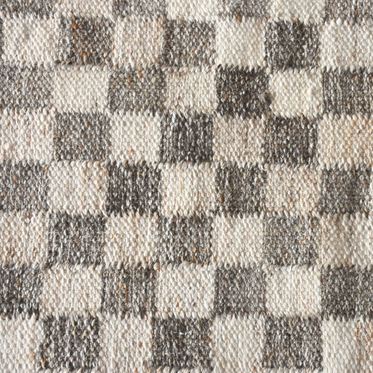 Monolith & Heart Fenney Punja Kelim Recycled PET & Wool Rug, Beige & Grey