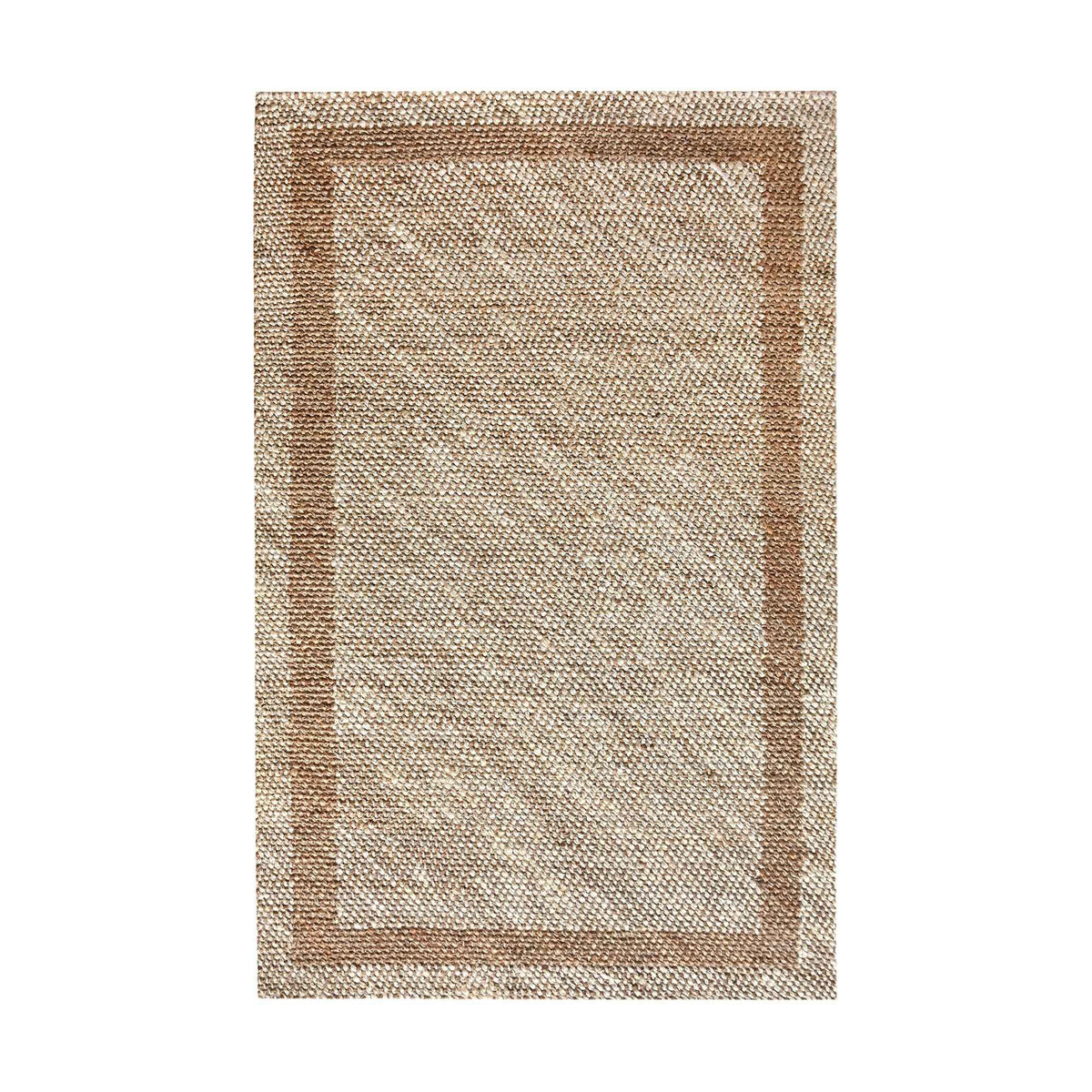 Monolith & Heart Forbo Punja Flatwoven Jute Rug, Ivory & Natural