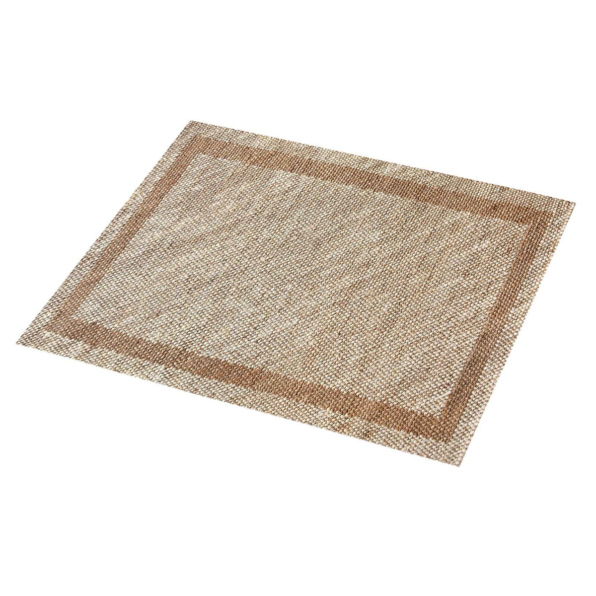 Monolith & Heart Forbo Punja Flatwoven Jute Rug, Ivory & Natural