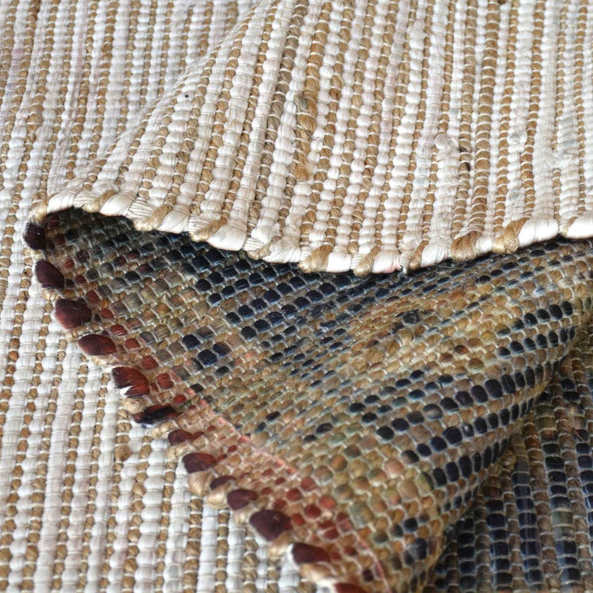 FULMER RUG - HEMP/ VISCOSE RAG/ PRINTED