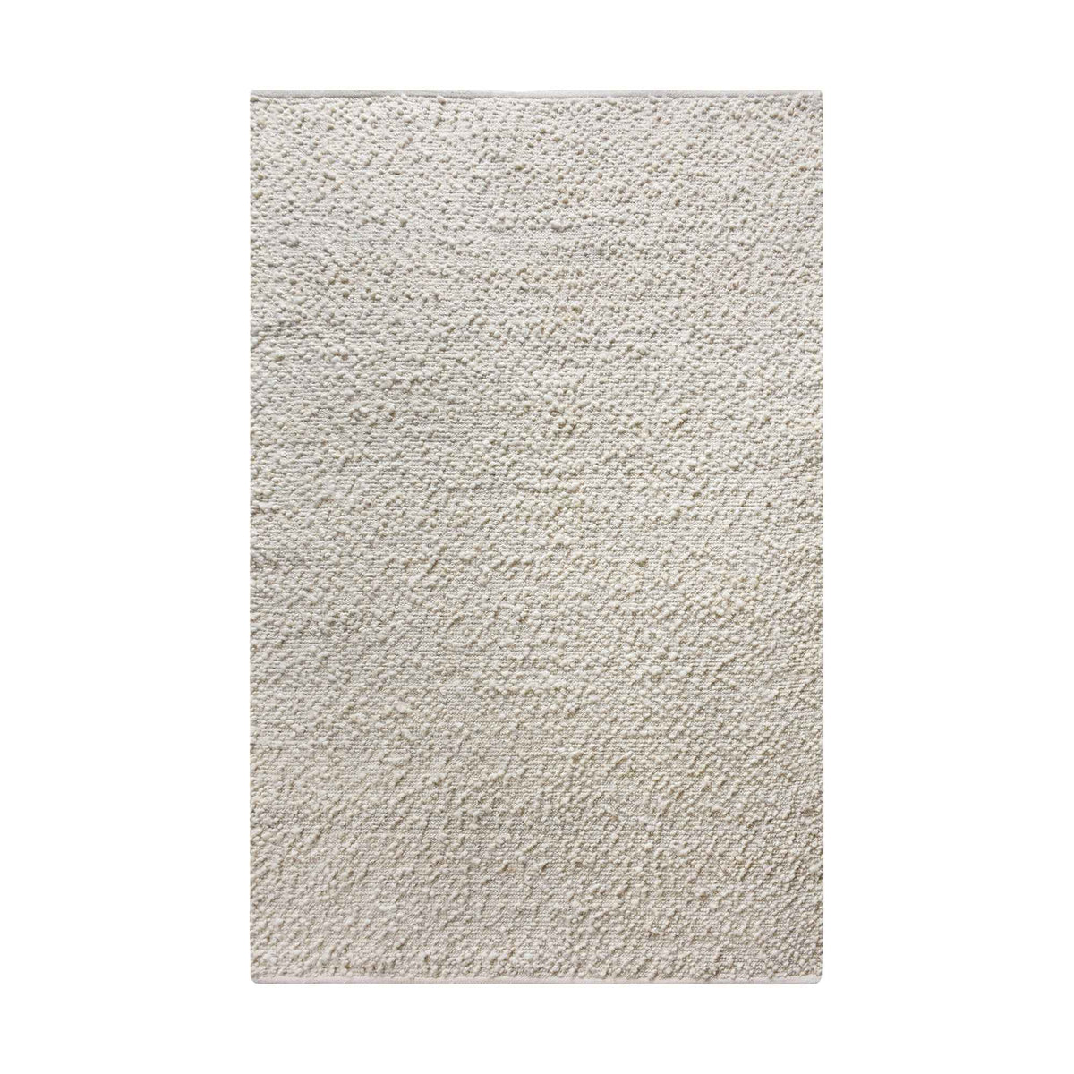 Monolith & Heart Fundo Hand-Woven Wool & Jute Rug, Ivory