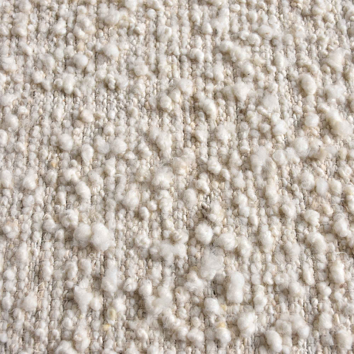 Monolith & Heart Fundo Hand-Woven Wool & Jute Rug, Ivory