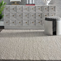 FUNDO RUG - IVORY - WOOL/JUTE - HANDWOVEN
