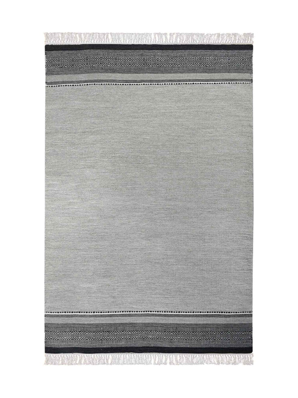GAJAH RUG - GREY/ CHARCOAL - WOOL