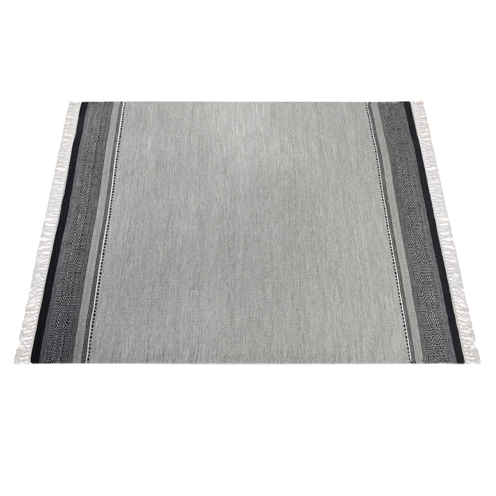 GAJAH RUG - GREY/ CHARCOAL - WOOL