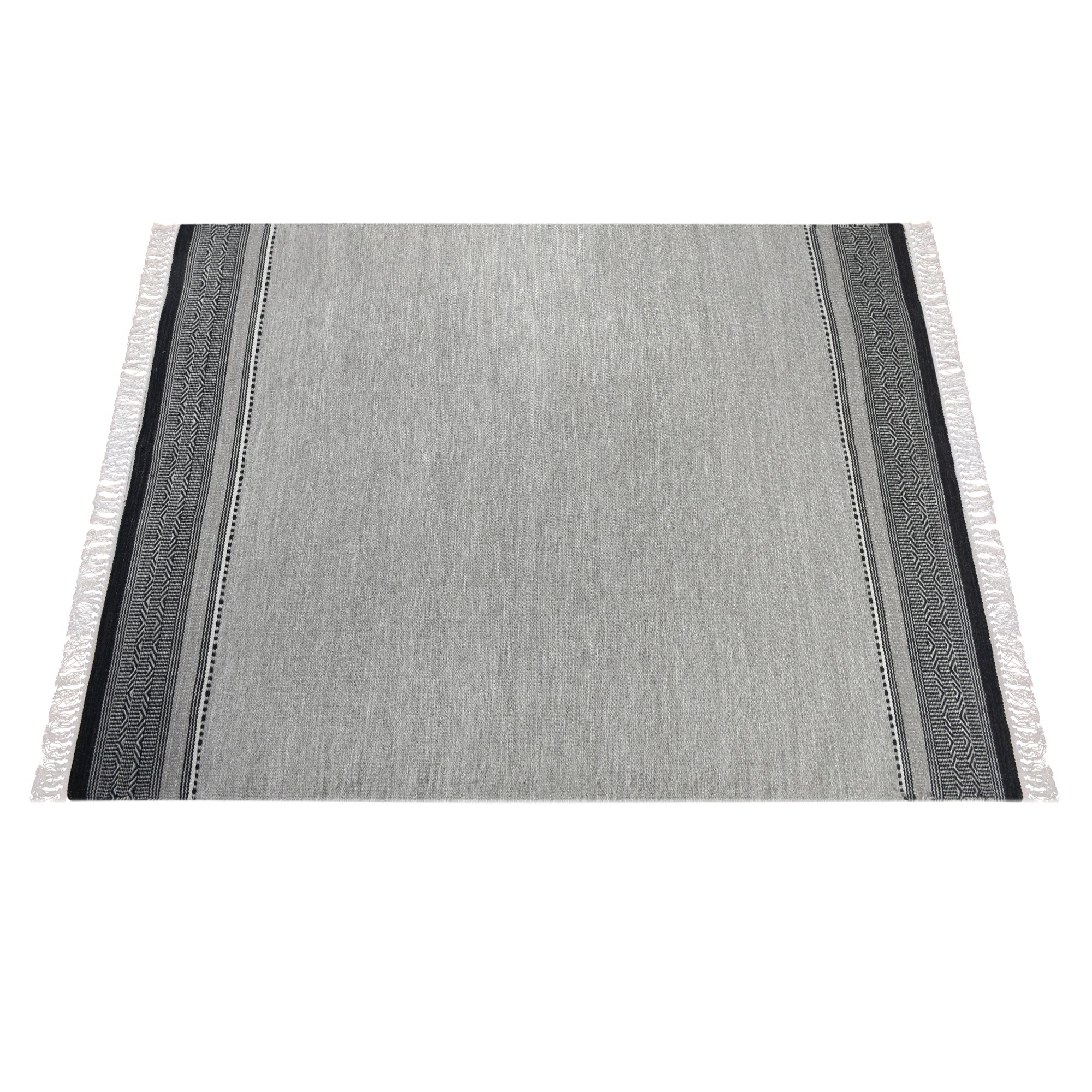 GAJAH RUG - GREY/ CHARCOAL - WOOL