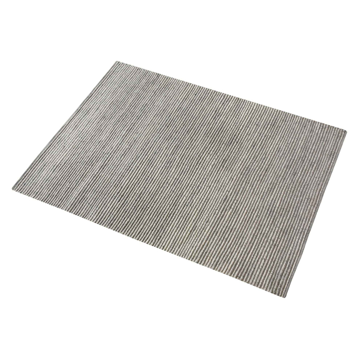 Monolith & Heart Galliano Hand-Woven Jute Rug, Grey