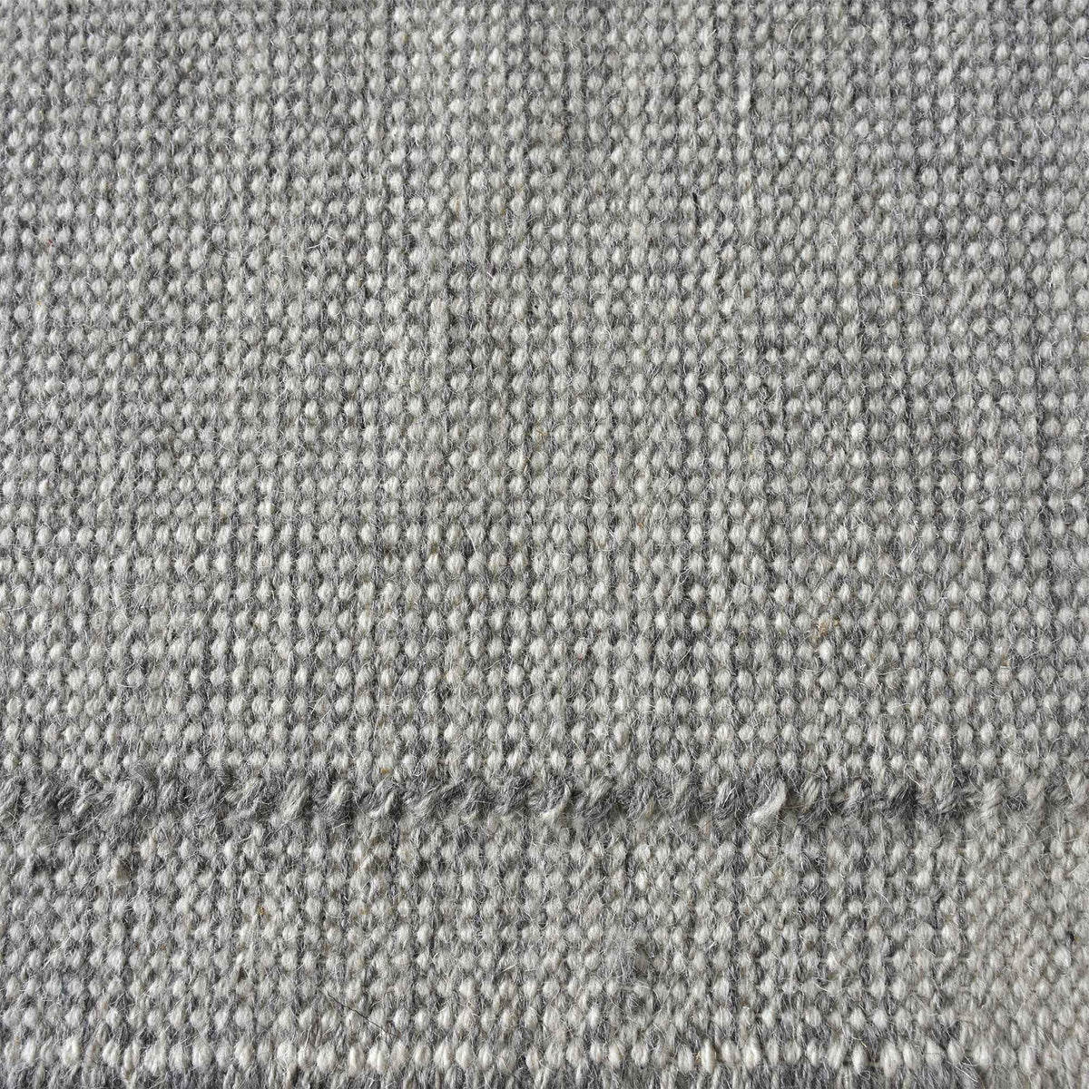 Monolith & Heart Hand-Woven Wool Rug in Grey, Multiple Sizes